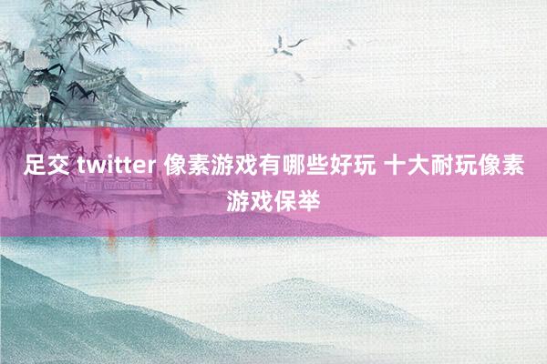 足交 twitter 像素游戏有哪些好玩 十大耐玩像素游戏保举